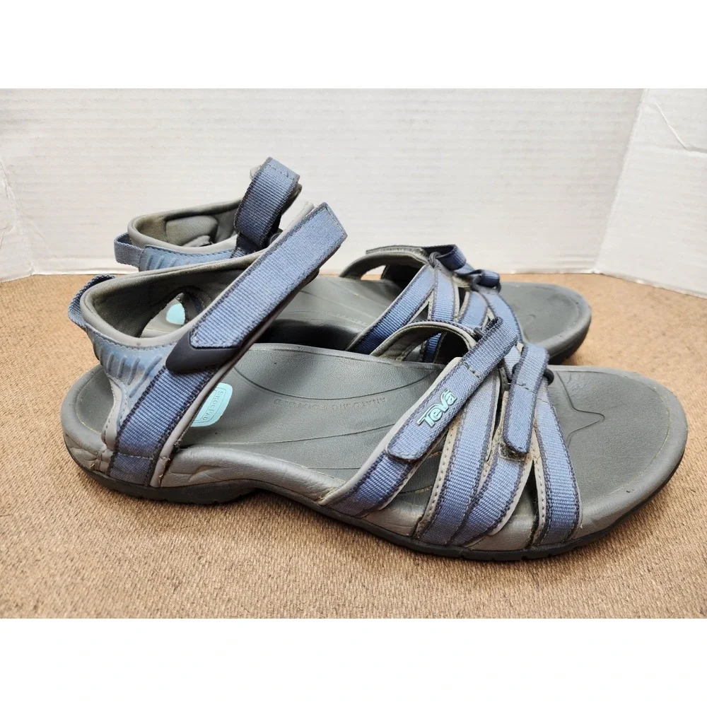Teva Women Tirra Bering Sea Strappy Sports Sandals US 10